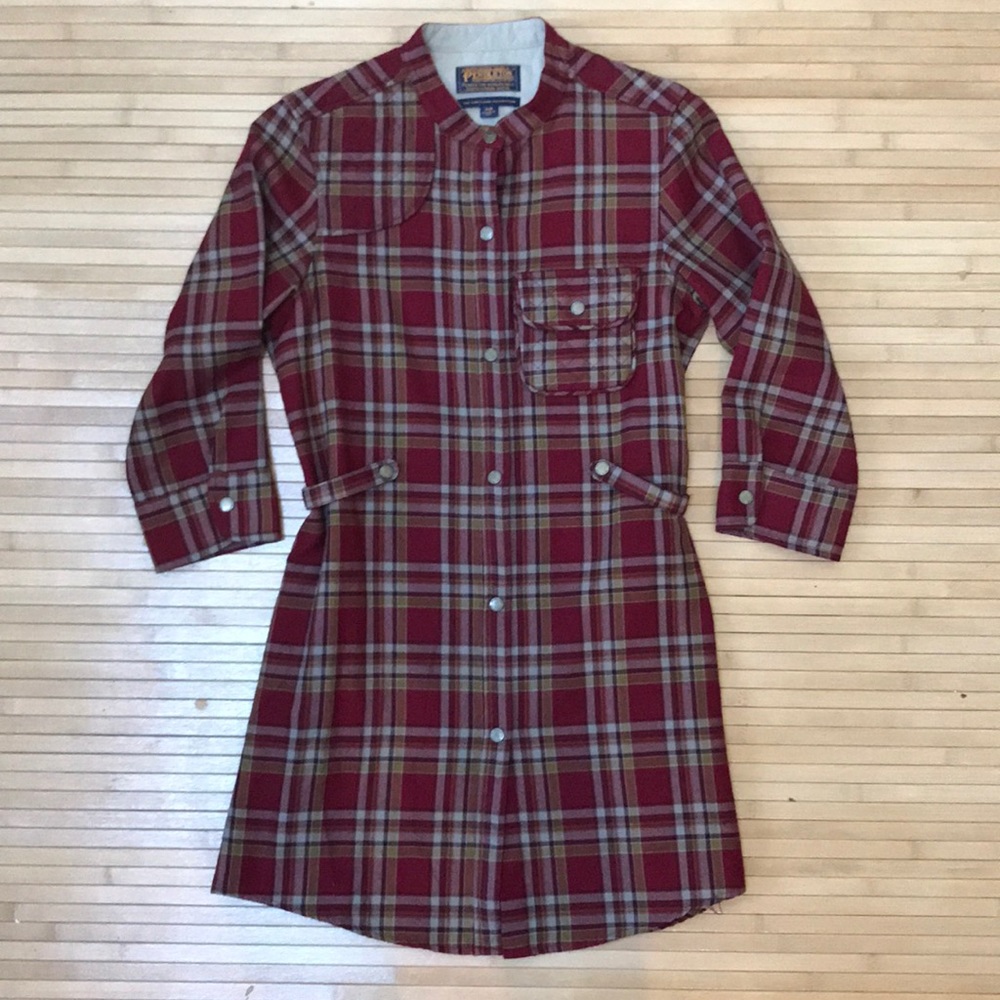 Pendleton flannel tunic xs